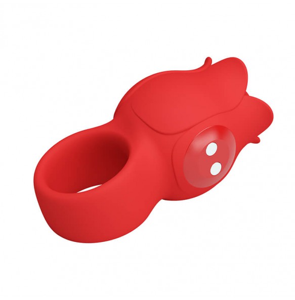PRETTY LOVE - Jae Rose Finger Vibrator Ring (Chargeable - Red)
